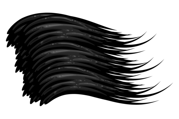 Download Black Paint Textured Brush Stroke. Grung - Textured brush Collection