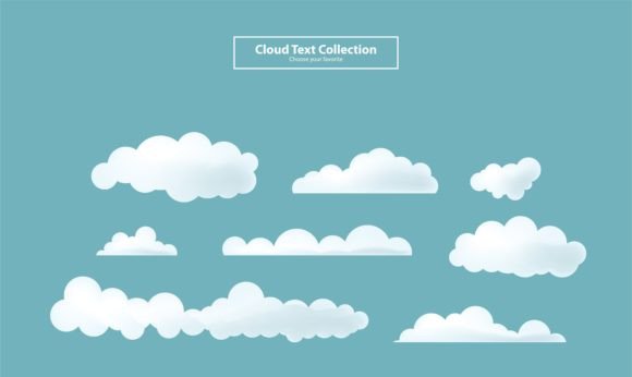 Download Cartoon Clouds Collection Set Background - Premium Bundle