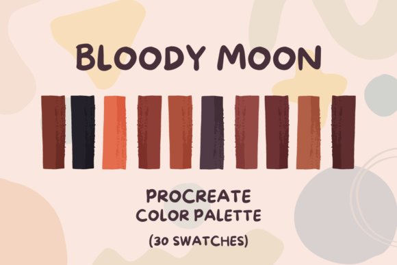Download Bloody Moon Procreate Color Palette - Moon procreate Collection