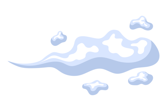Download Soft Cartoon Clouds. Fluffy Round Curly - Premium Resources